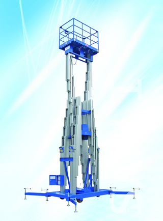 多桅柱鋁(lǚ)合金液壓升降(jiàng)機